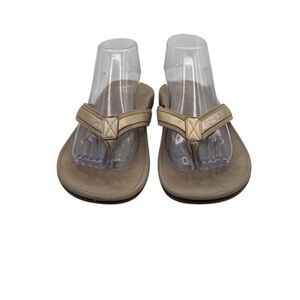 Vionic Tan Flip Flop Sandals size 9M